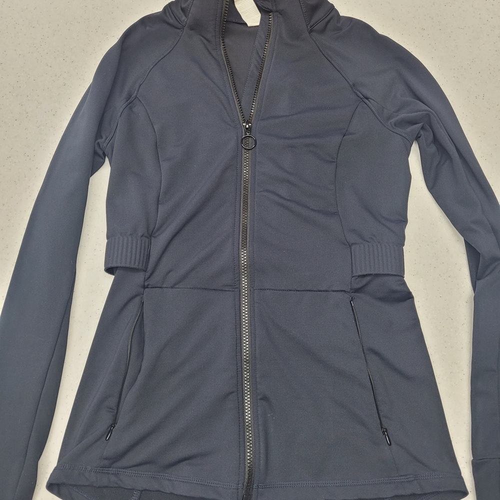 Fabletics Black Zip-Up Hoodie